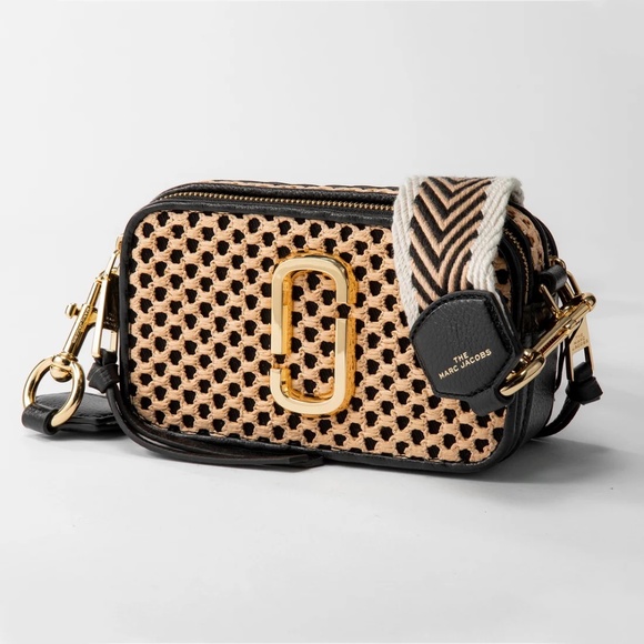 Marc Jacobs The Snapshot Cane Crossbody Bag - Black - Picture 2 of 10